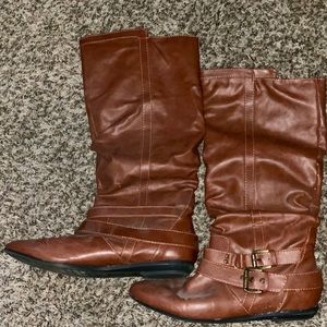 Arizona Brown High Rise Boots
